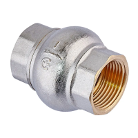 Обратный клапан KR-173-N-1" никелированный (KR4956)